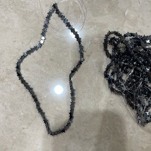 16 inch 4 mm star hematite bead